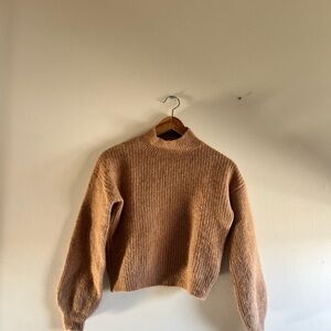 Kids Alpaca and Wool Tan Sweater
